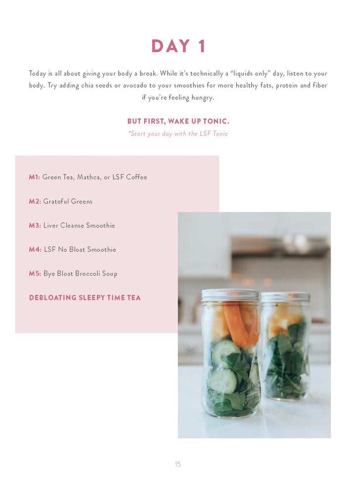 Sample day from 7 Day Slim Down