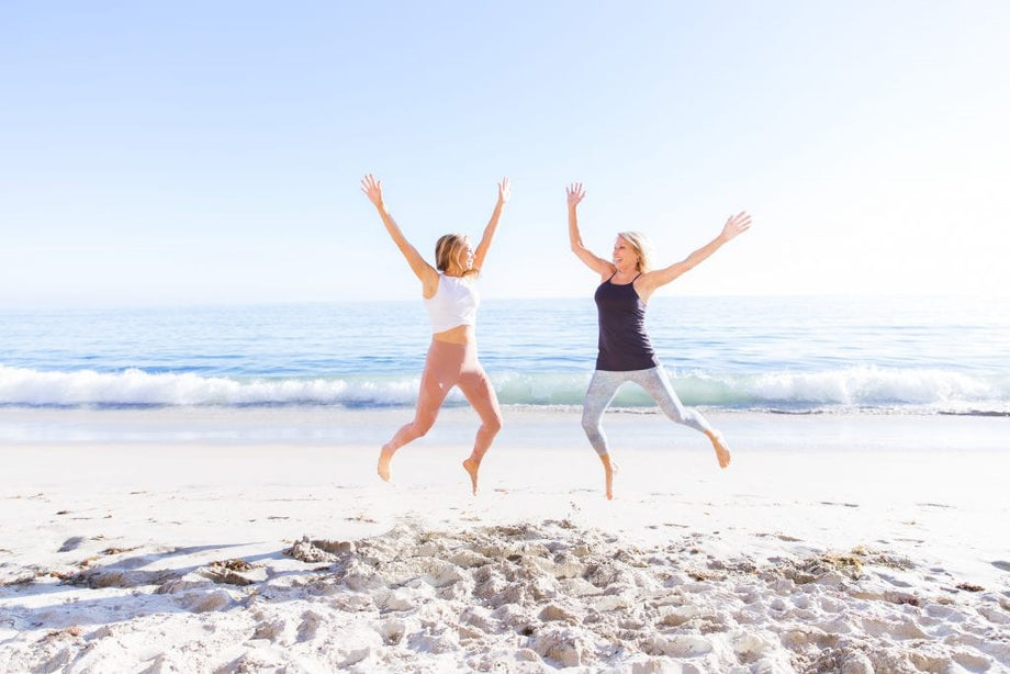 Mom And Daughter Workout