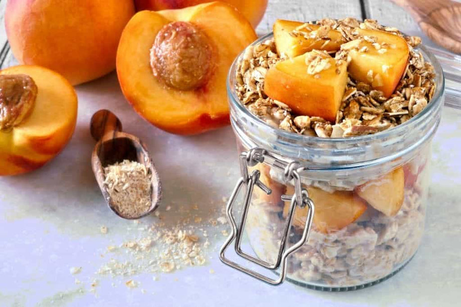 Peaches & Cream Overnight Oats