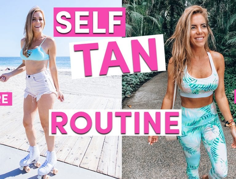My 10-Step Sunless Tanning Routine