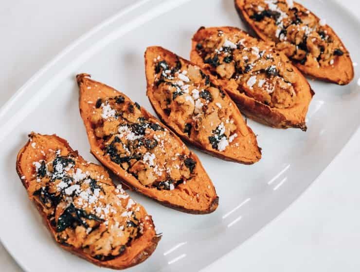 Protein-Packed Sweet Potato Skins Recipe