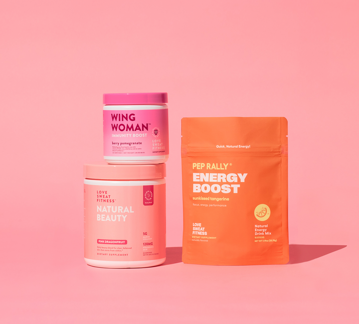 Get Glowing Bundle - Natural Beauty, Pep Rally Energy, Wing Woman