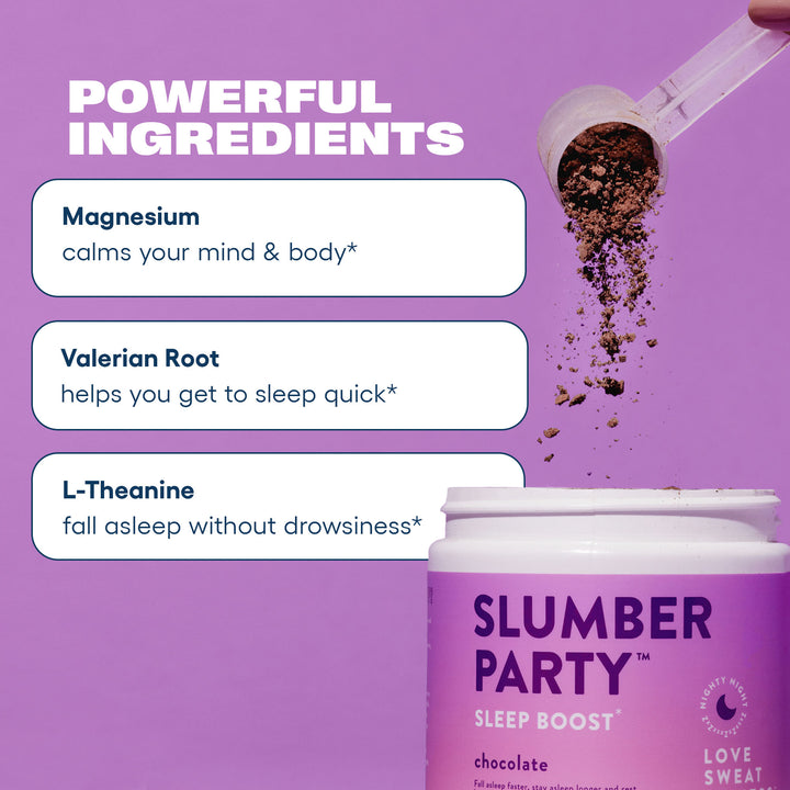 Ingredient highlights: Magnesium, Valerian Root, L-Theanine