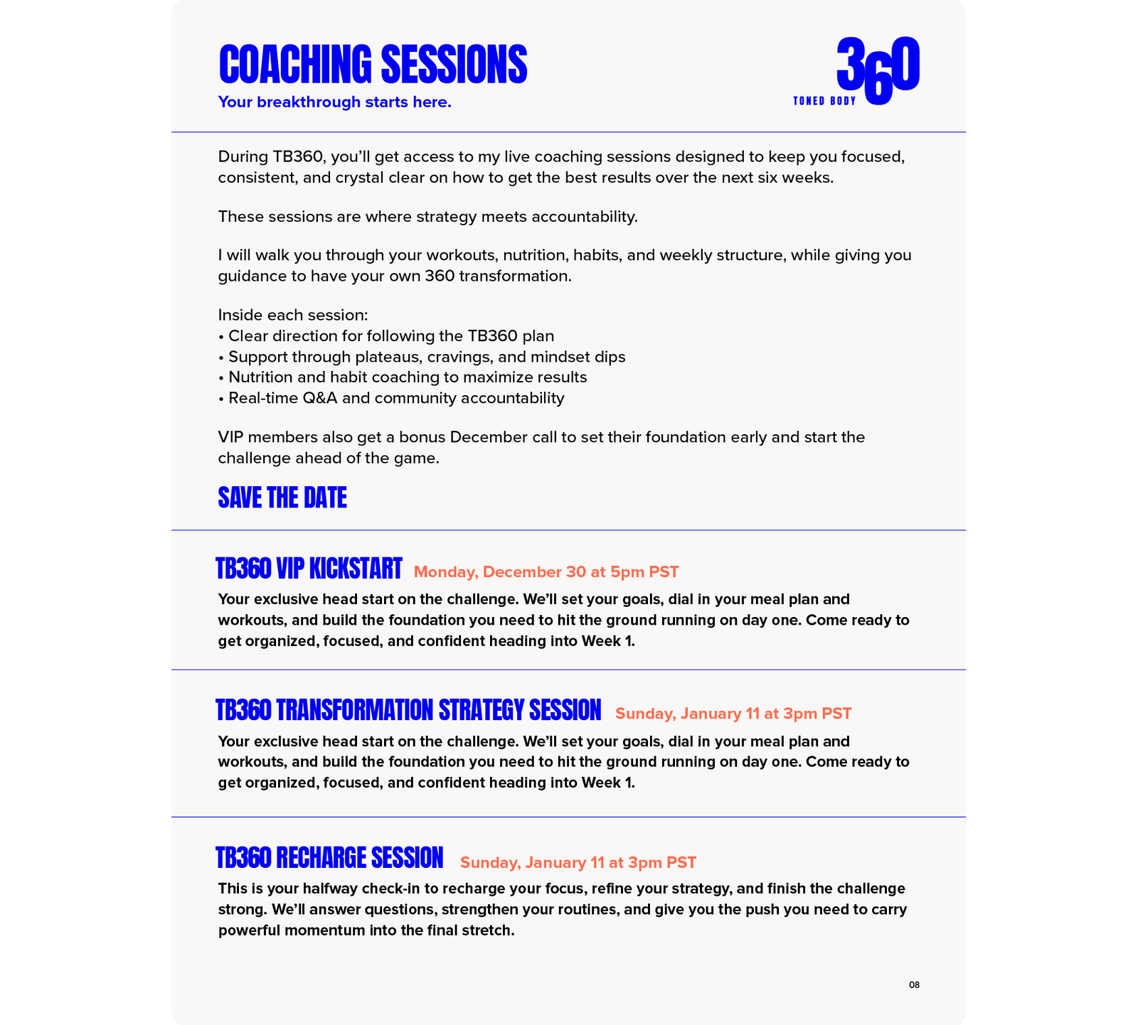 Toned Body 360 Challenge