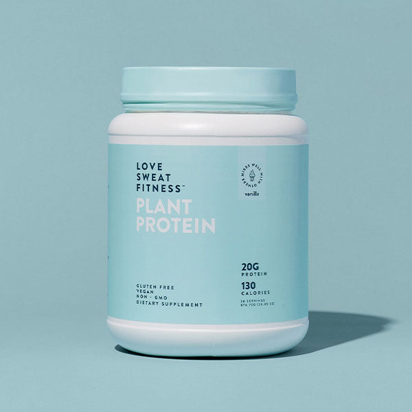 Vanilla Plant Protein Powder - 20g of protein, Love Sweat Fitness