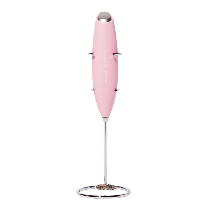 Milk Frother Whisk Handheld Electric Foam Maker with Batteries Included -  Rose pink - Yahoo Shopping