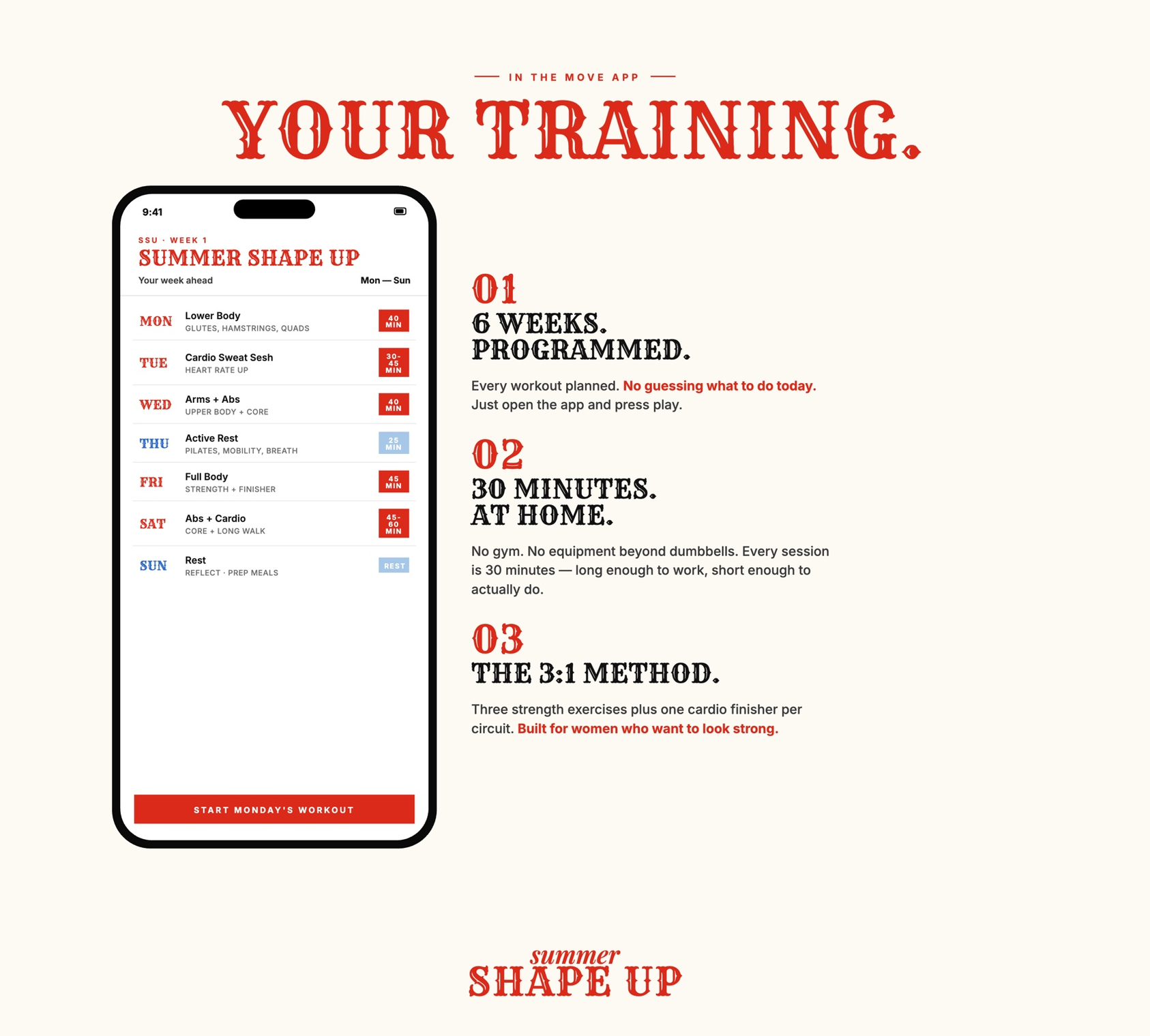 Summer Shape Up Challenge