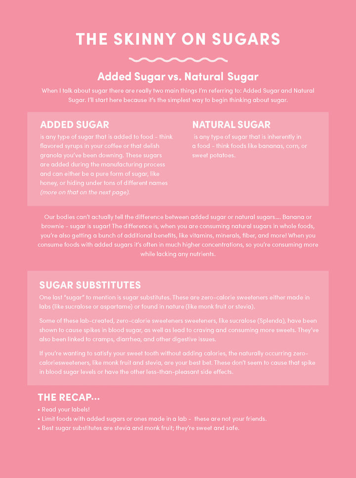The skinny on sugars