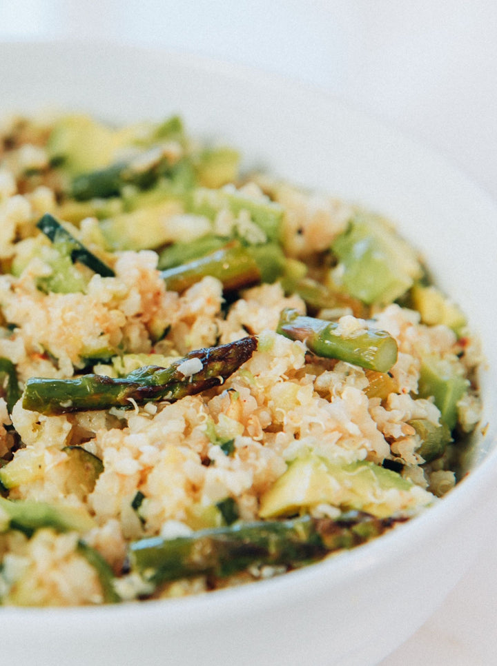 Veggie bowl from the plan
